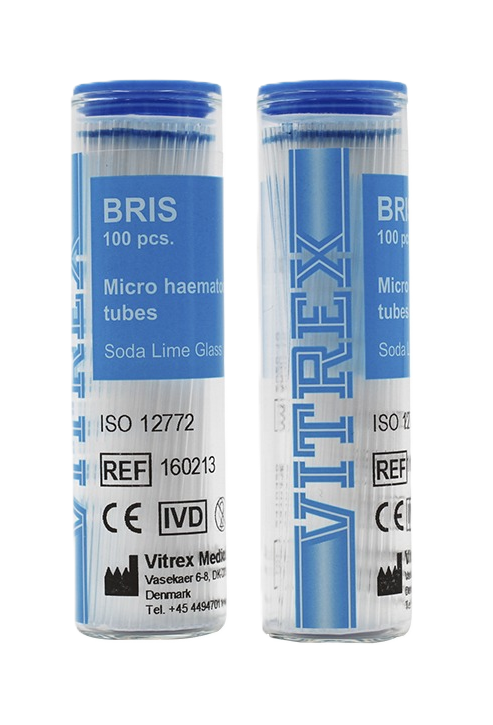 TUBO CAPILAR AZUL SIN HEPARINA