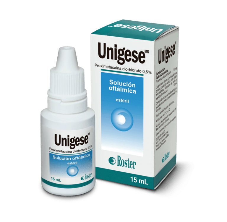 PROXIMETACAINA CLORHIDRATO AL 0.5% SOLUCION OFTALMOLOGICA - UNIGESE