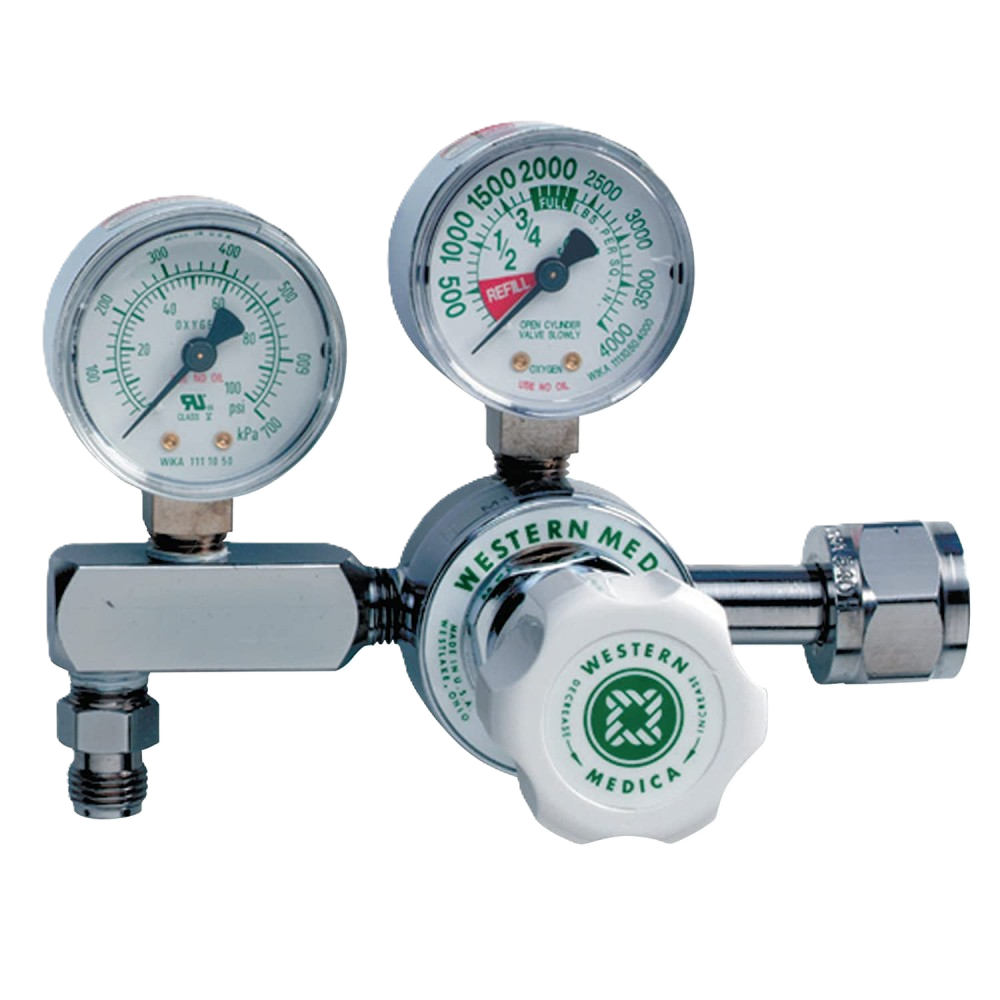 MANOMETRO DE OXIGENO DE 2 RELOJES
